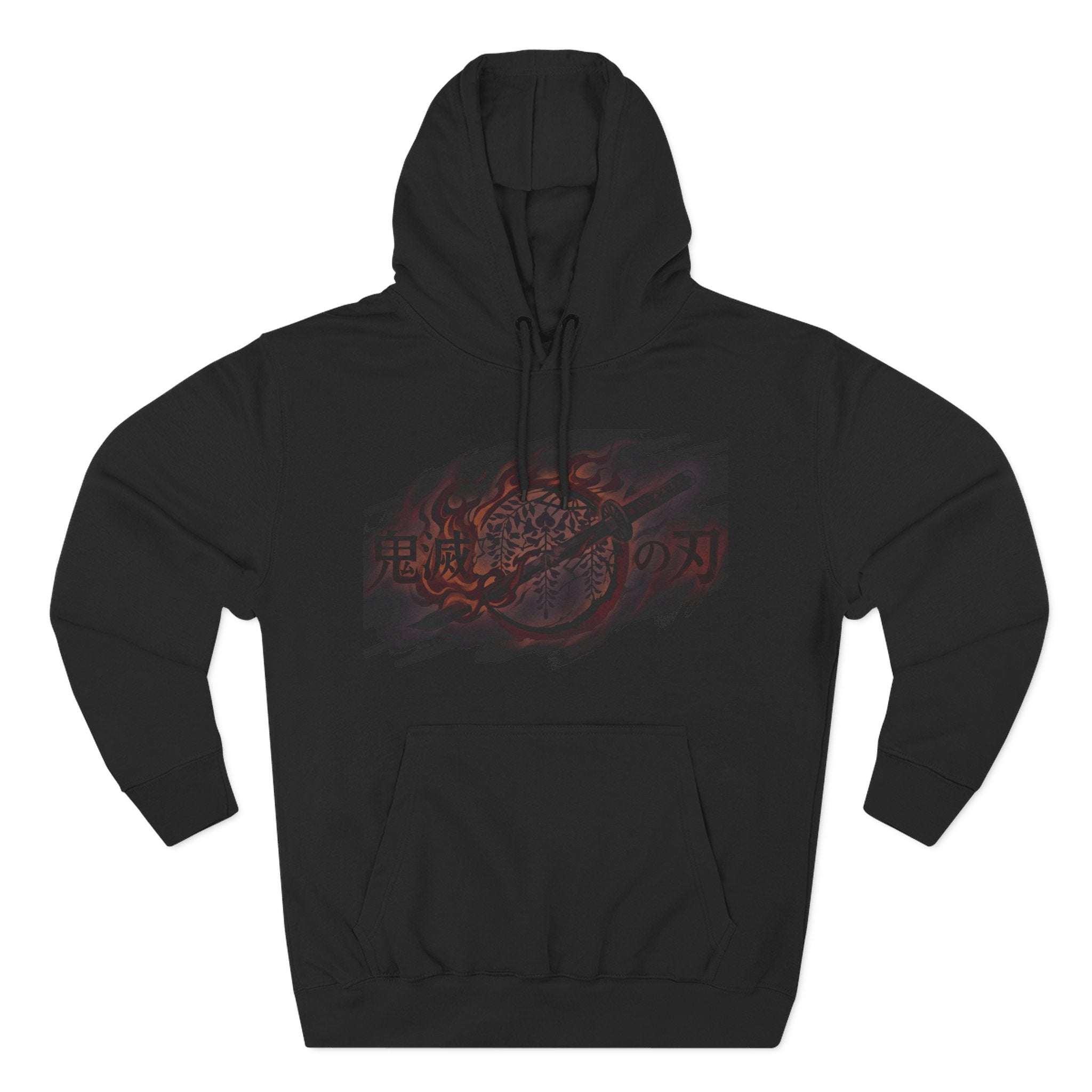 Demon Slayer Hoodie — Red Graphic Hoodie