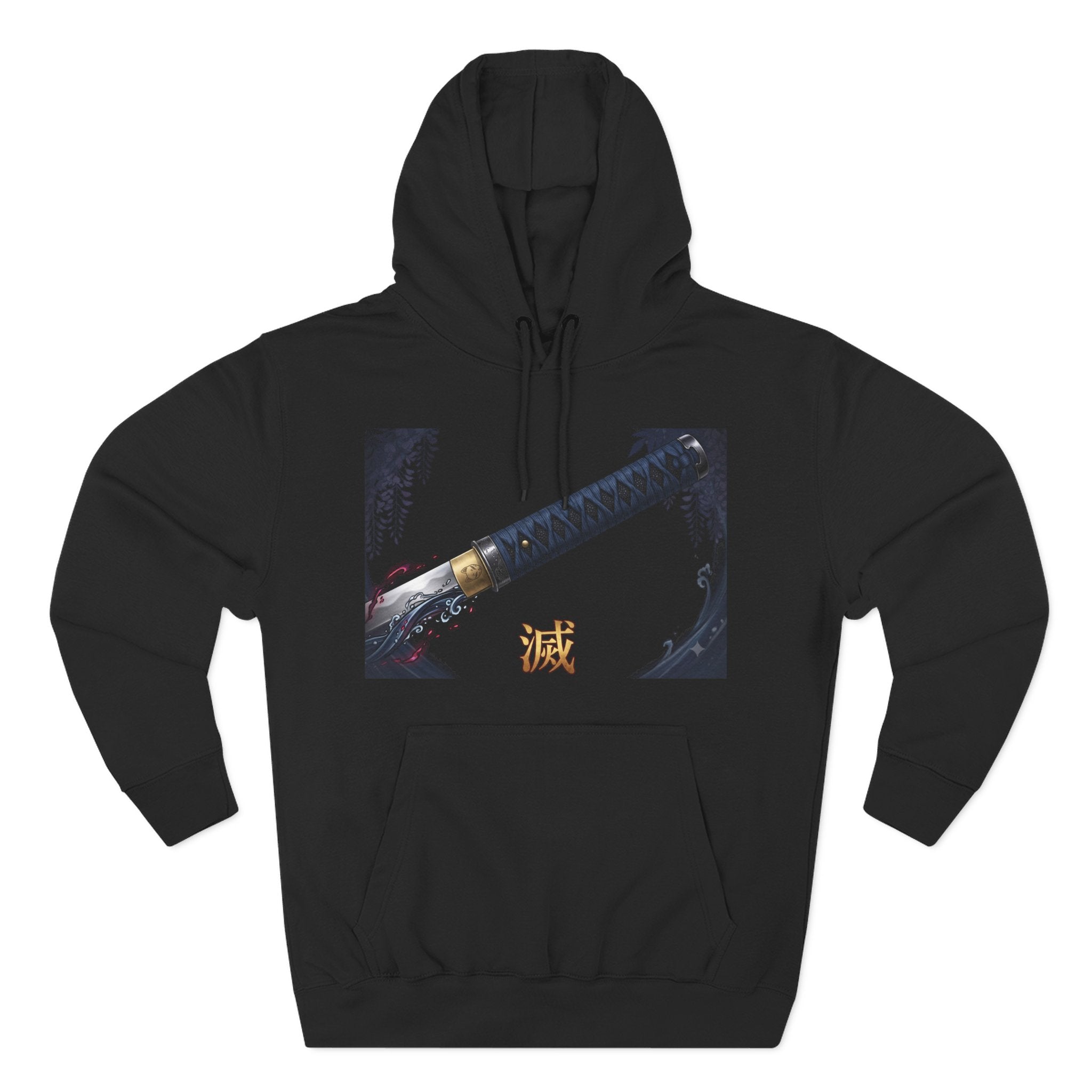 Demon Slayer Katana Hoodie – Anime Sword Graphic Fleece Pullover