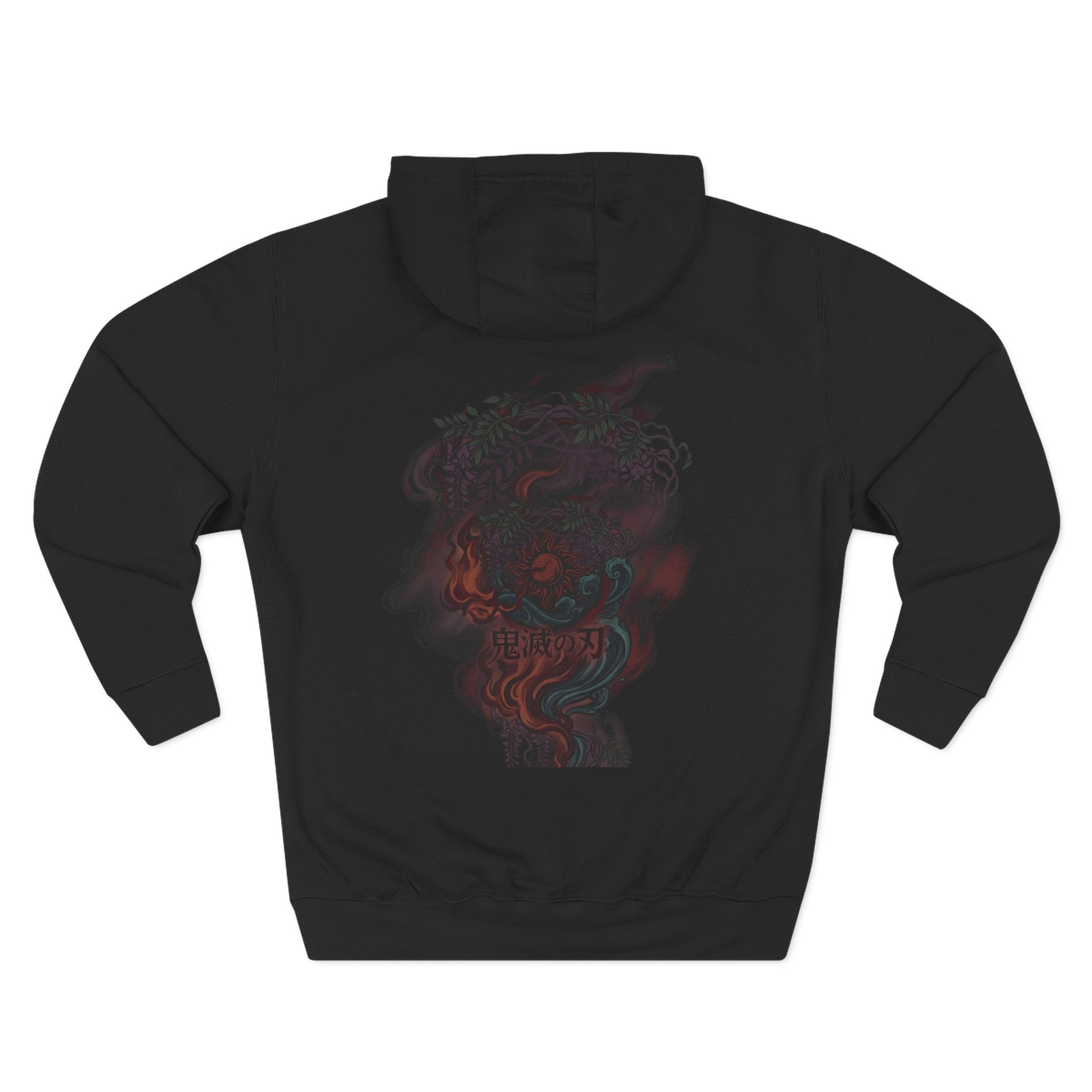 Demon Slayer Hoodie — Red Graphic Hoodie