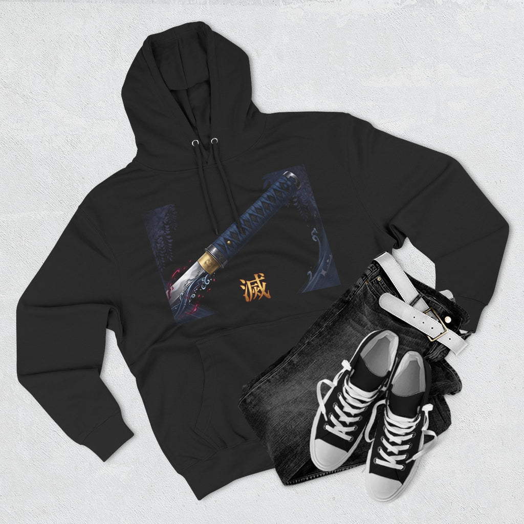Demon Slayer Katana Hoodie – Anime Sword Graphic Fleece Pullover